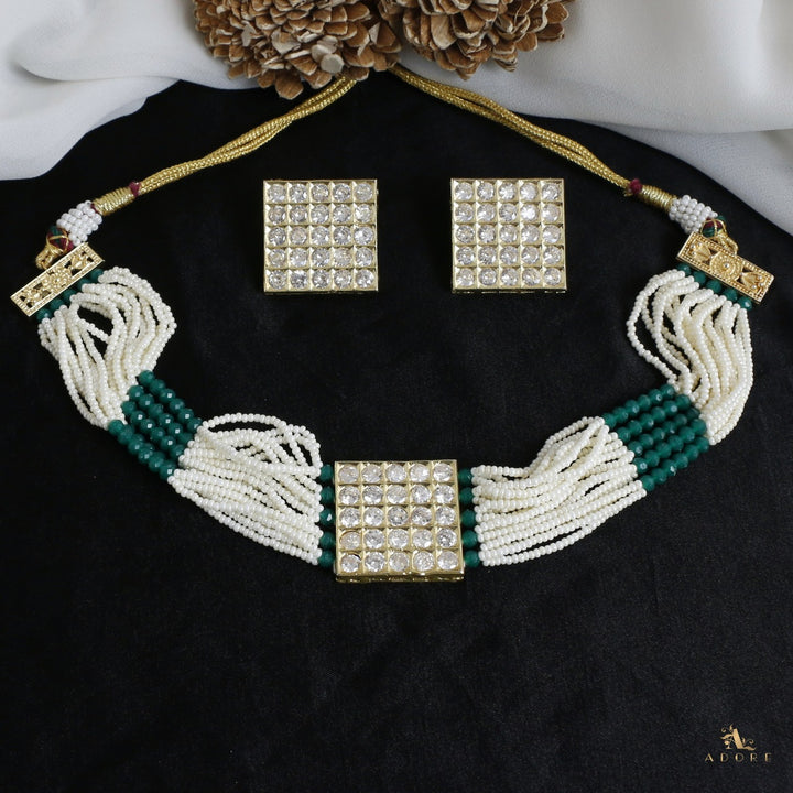 Sreebala Choker With Square Stud