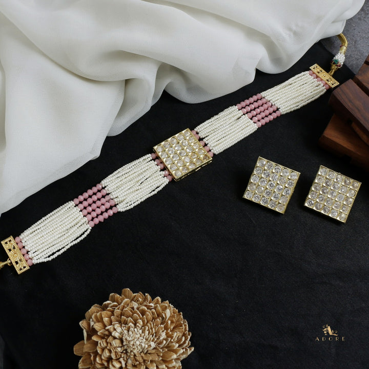 Sreebala Choker With Square Stud