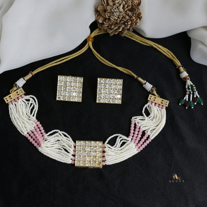 Sreebala Choker With Square Stud