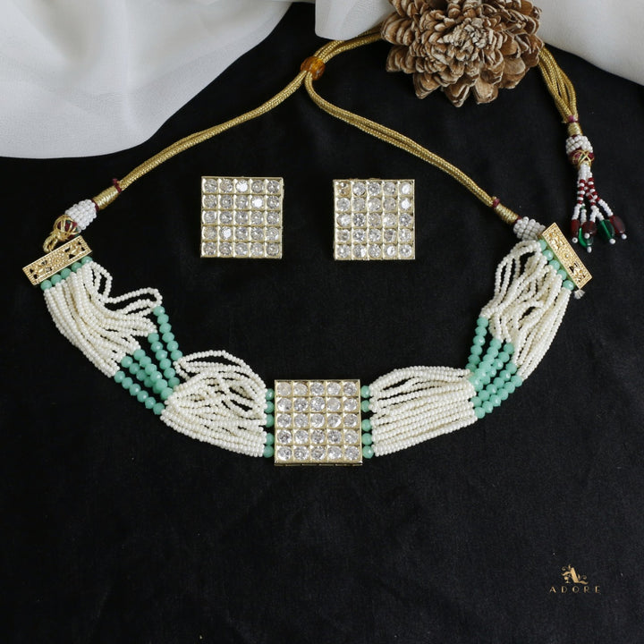Sreebala Choker With Square Stud