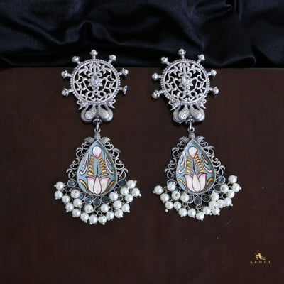 Hand Painted Kalaanjari Earring