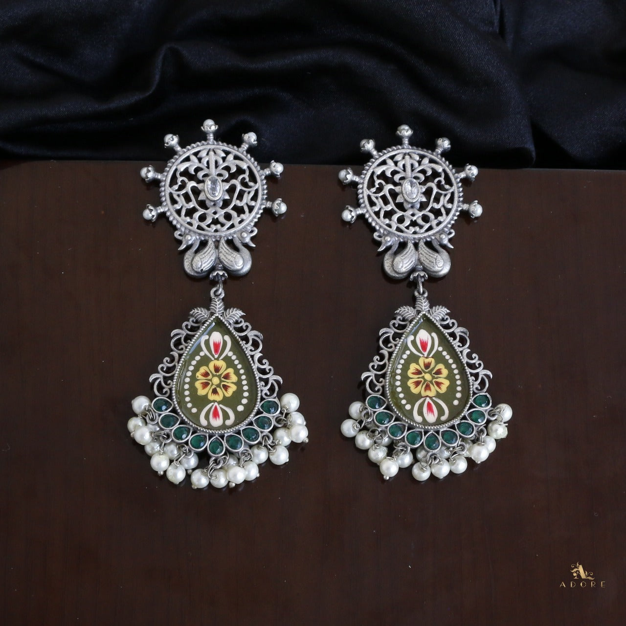 Hand Painted Kalaanjari Earring