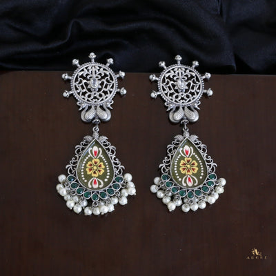 Hand Painted Kalaanjari Earring