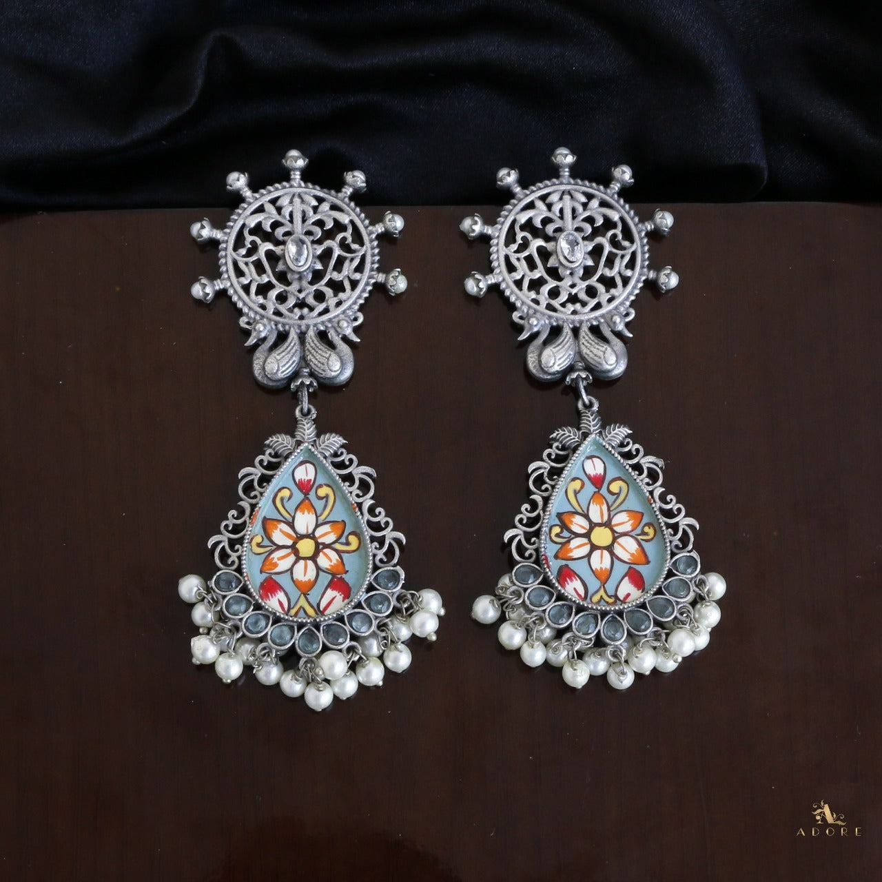 Hand Painted Kalaanjari Earring