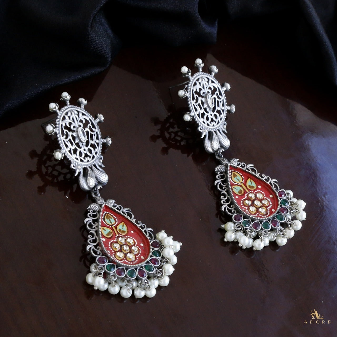 Hand Painted Kalaanjari Earring
