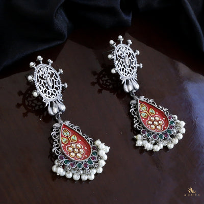 Hand Painted Kalaanjari Earring