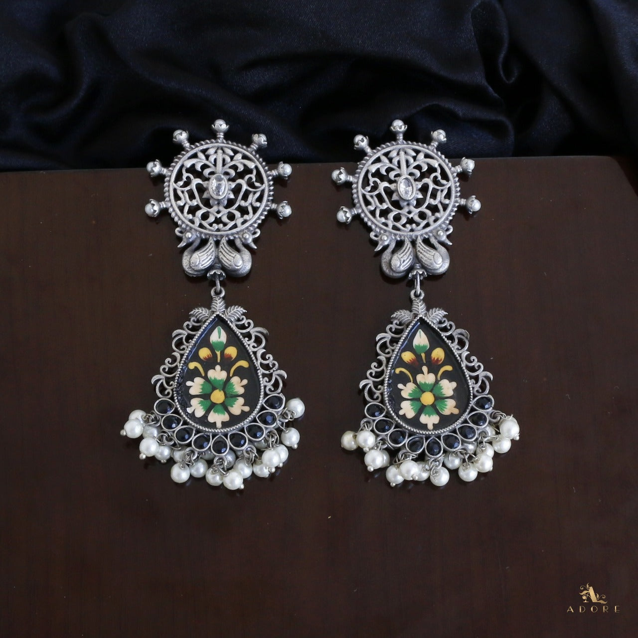 Hand Painted Kalaanjari Earring