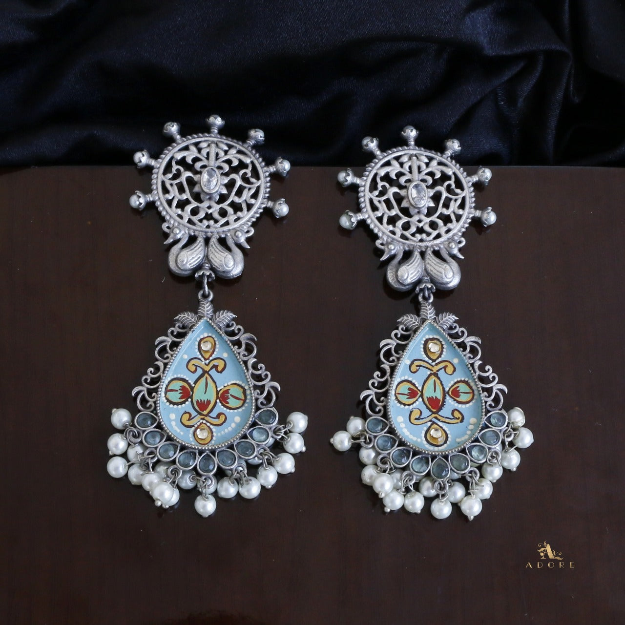 Hand Painted Kalaanjari Earring