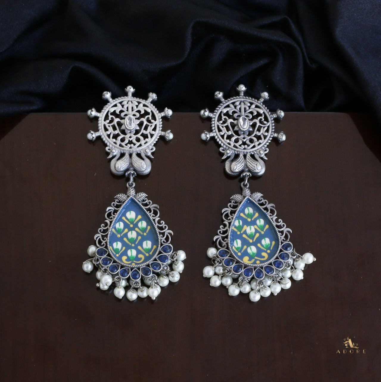 Hand Painted Kalaanjari Earring