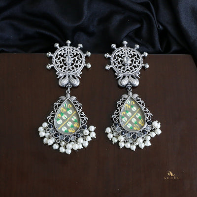 Hand Painted Kalaanjari Earring