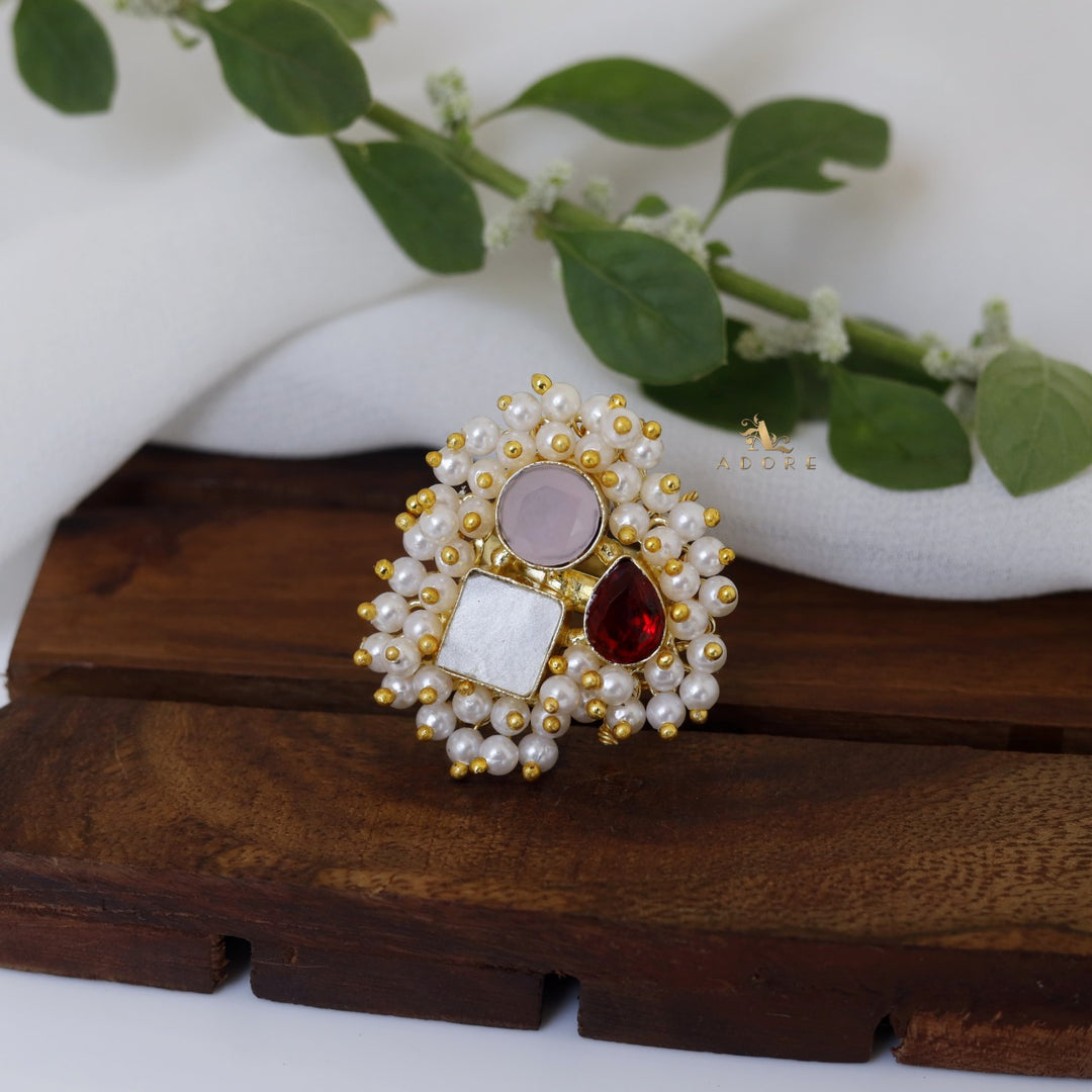 Melinsa Cluster Pearl Ring