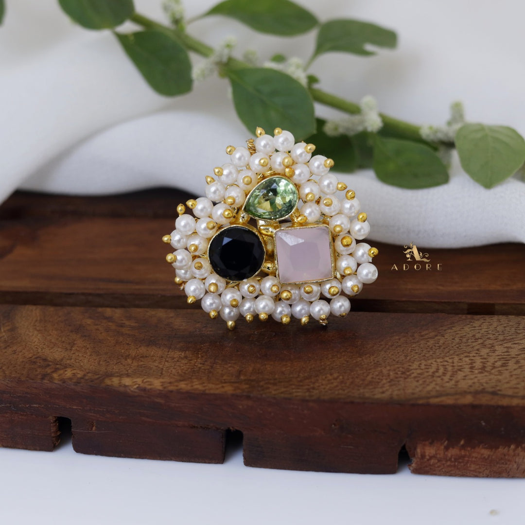 Melinsa Cluster Pearl Ring