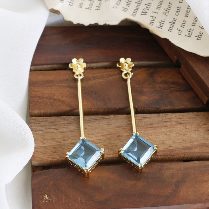 Diana Glossy Square Earring