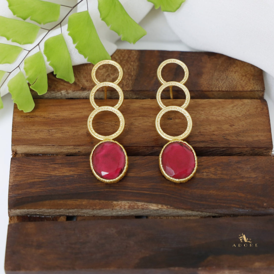 Aabinta Tri Circle Earring