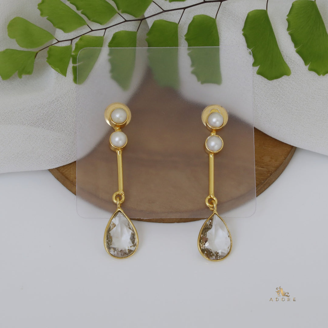 Alana Glossy Rain Drop Earring