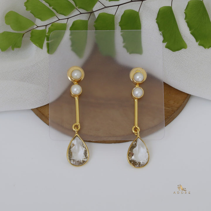 Alana Glossy Rain Drop Earring
