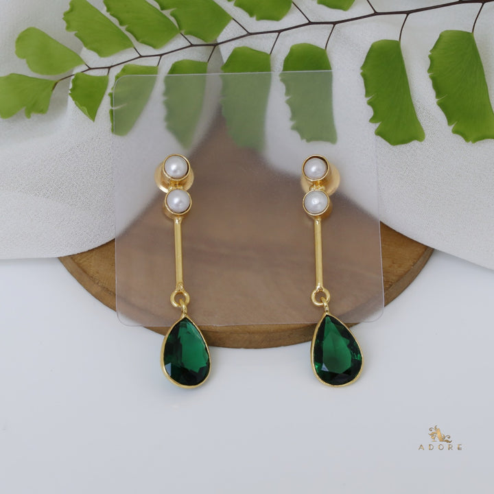 Alana Glossy Rain Drop Earring