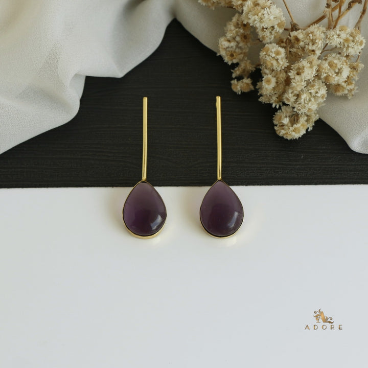 Rain drop Lovely lace Earring