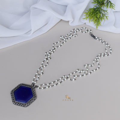 Ogima Hexagon Neckpiece With Stud