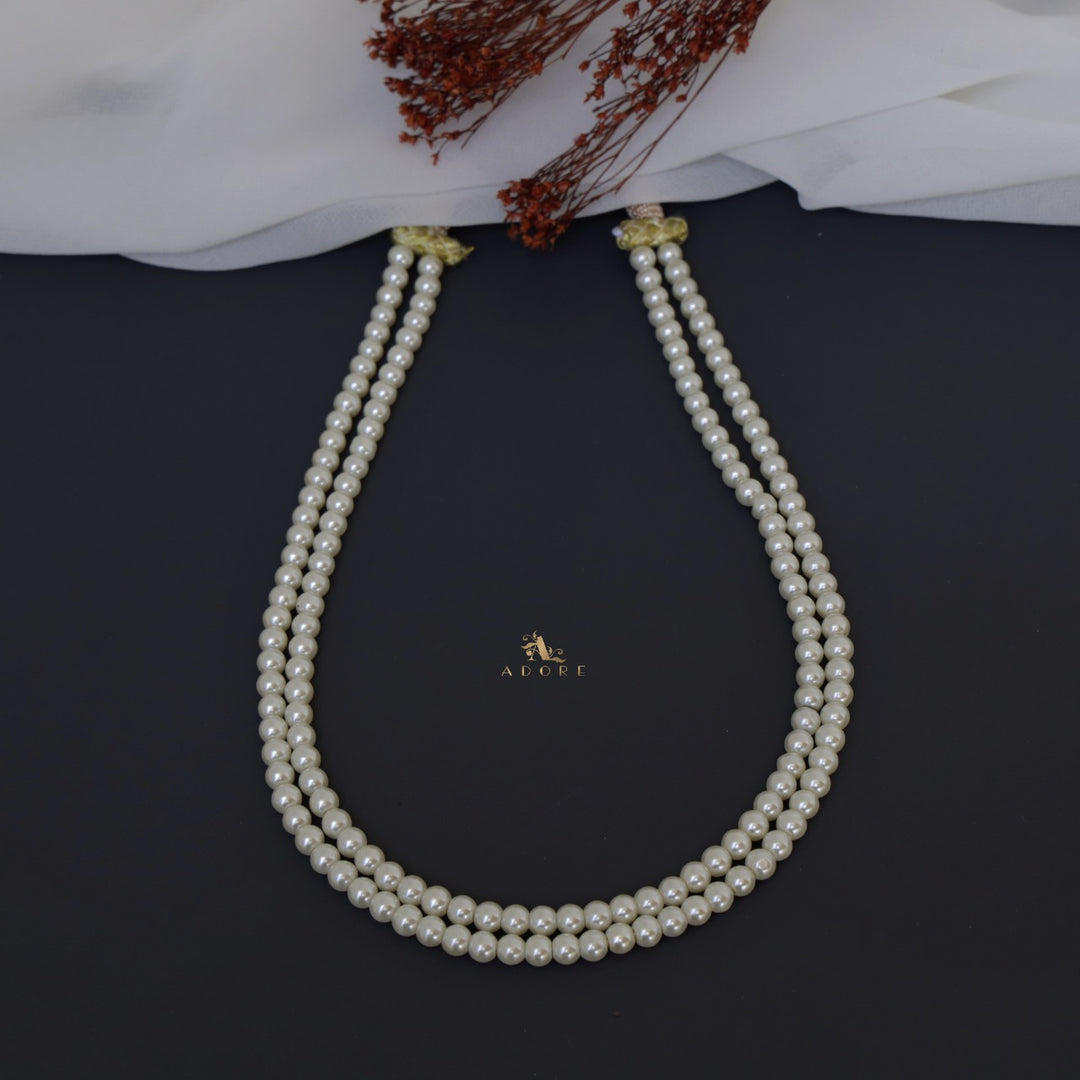 Aarabha 2 Layer Pearl Neckpiece