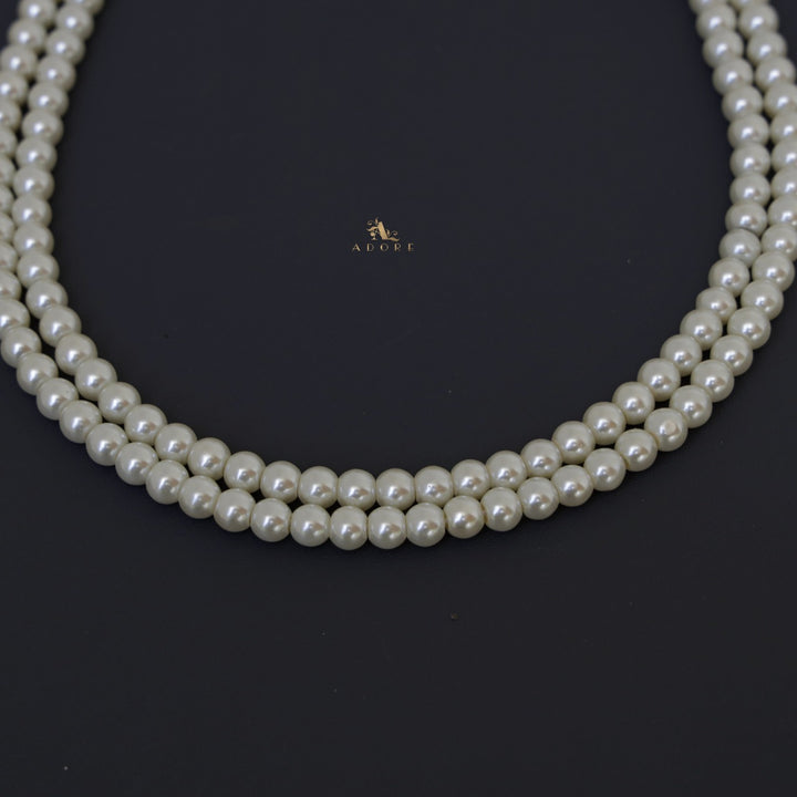 Aarabha 2 Layer Pearl Neckpiece