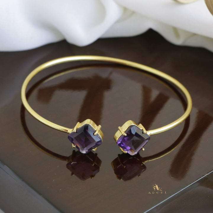 Glossy Dual Square Bangle