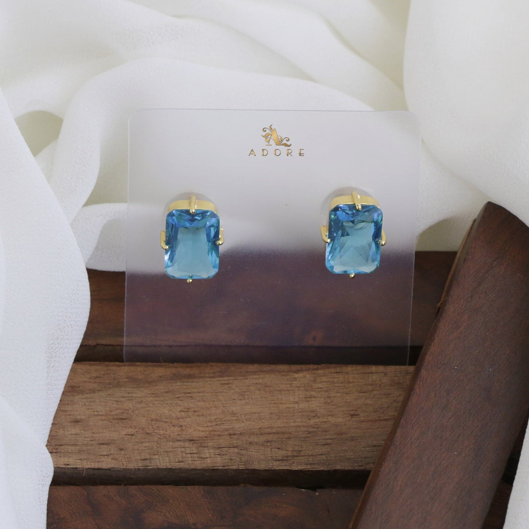 Mirabel Glossy Rectangle Stud