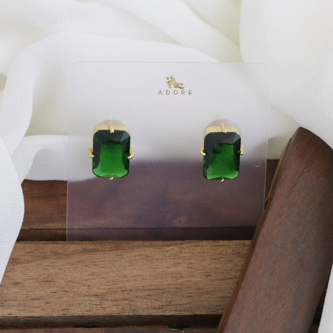 Mirabel Glossy Rectangle Stud