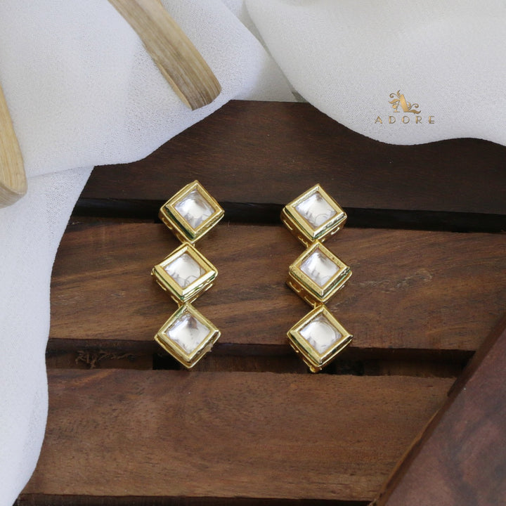 Dhraupathy kundan Neckpiece With Earring