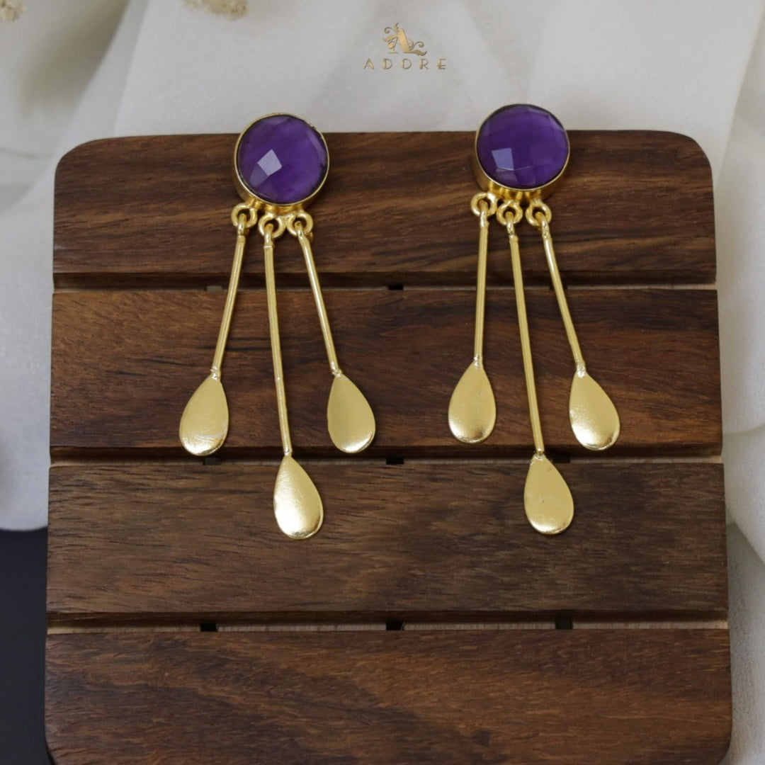Shonika 3 Pendulum Earring