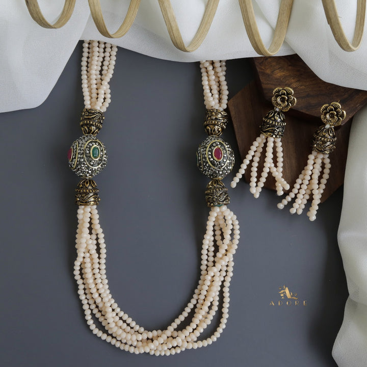 Bellamy Onyx Neckpiece With Earring