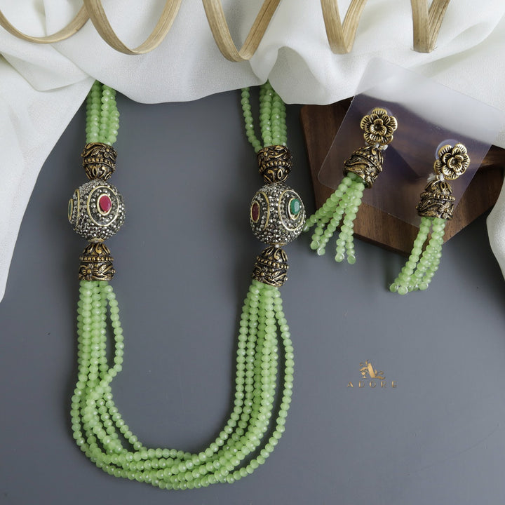 Bellamy Onyx Neckpiece With Earring