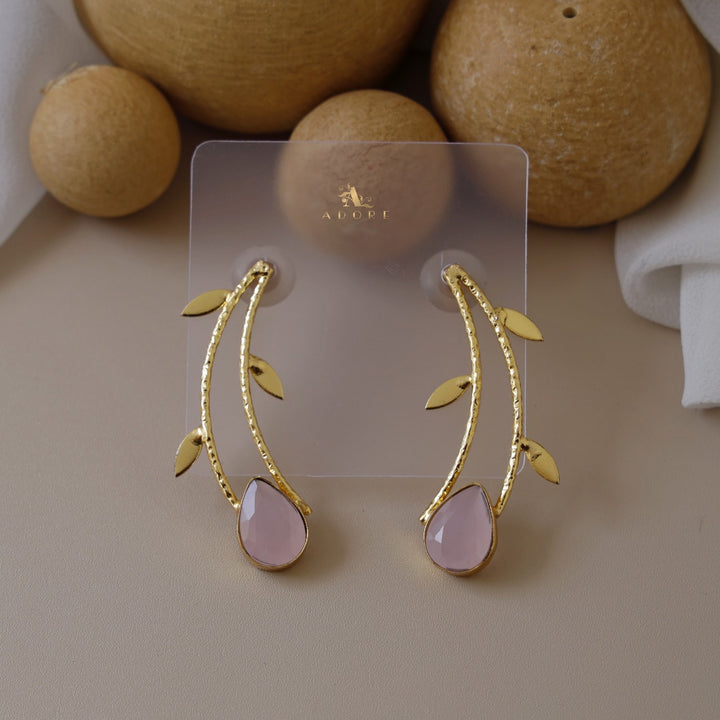 Delilah Leafy Glossy Earring