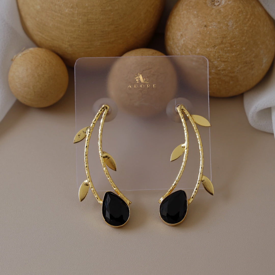 Delilah Leafy Glossy Earring