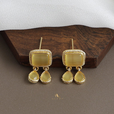 Firouz Glossy Short Neckpiece With Earring