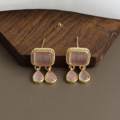 Firouz Glossy Short Neckpiece With Earring