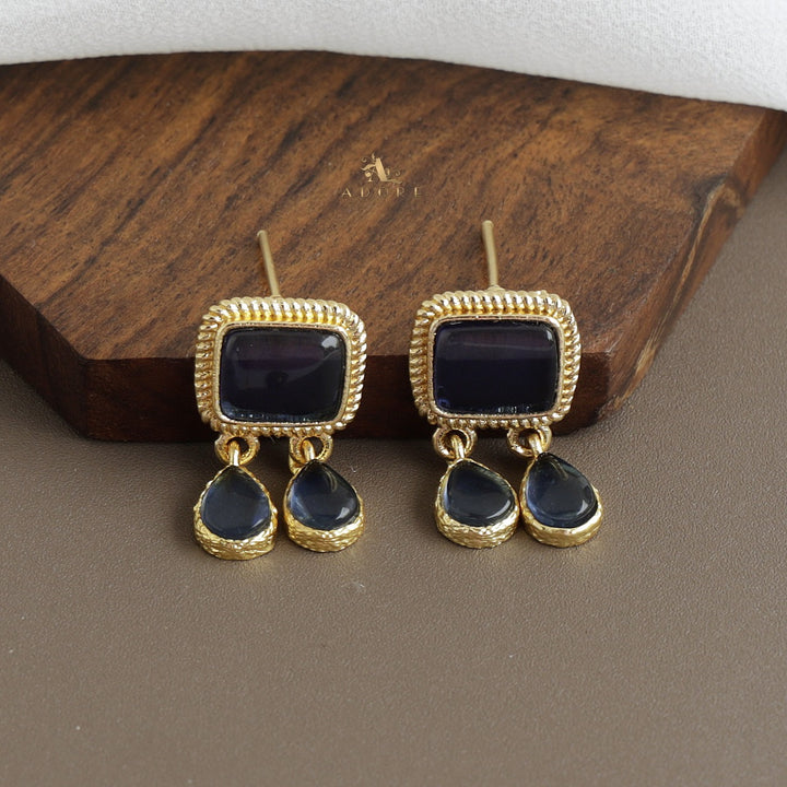 Firouz Glossy Short Neckpiece With Earring