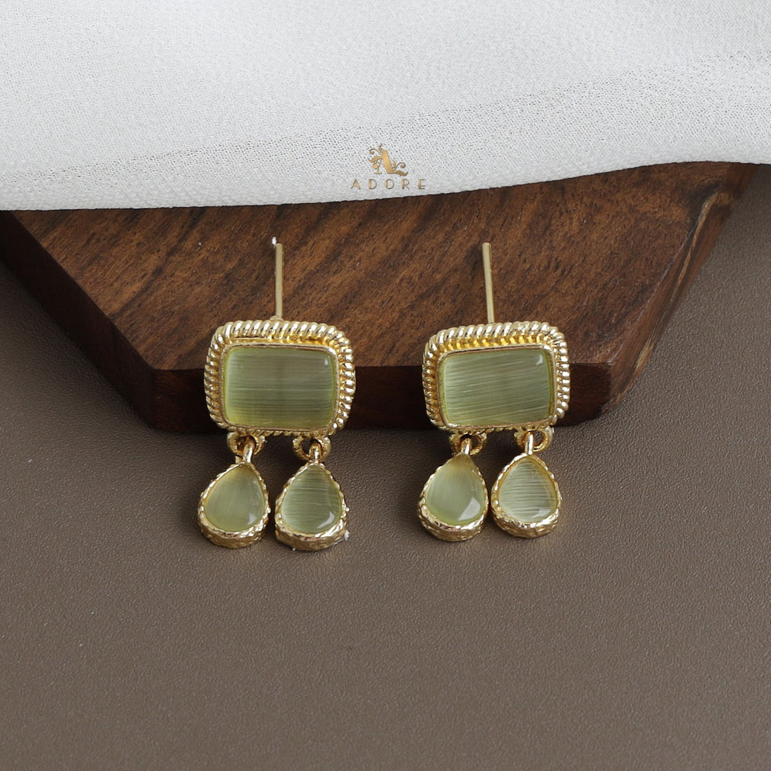 Firouz Glossy Short Neckpiece With Earring