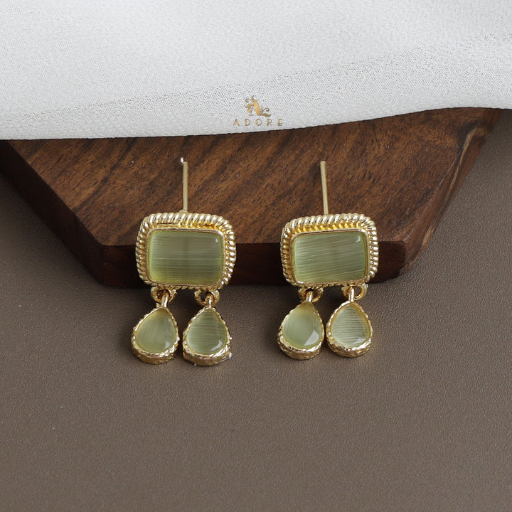 Firouz Glossy Short Neckpiece With Earring
