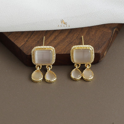 Firouz Glossy Short Neckpiece With Earring