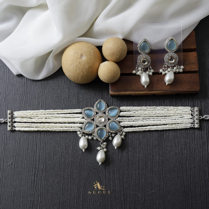 Sanyam Kundan Choker With Earring