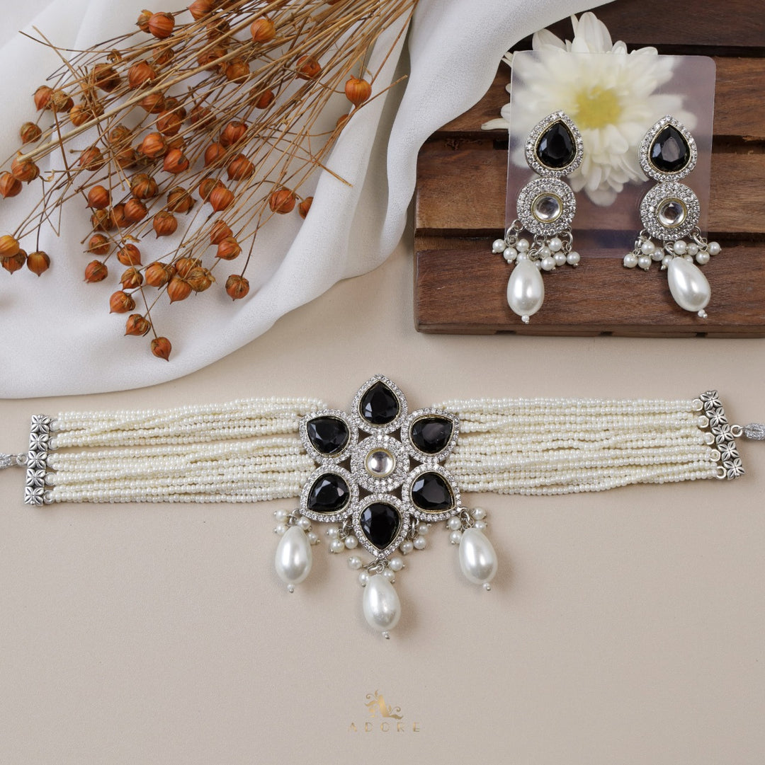 Sanyam Kundan Choker With Earring