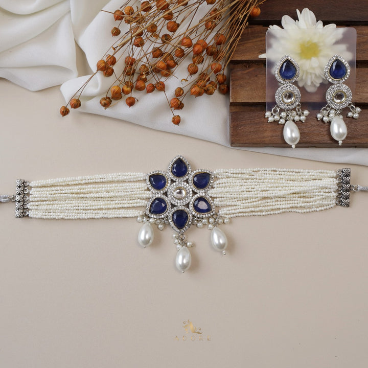 Sanyam Kundan Choker With Earring