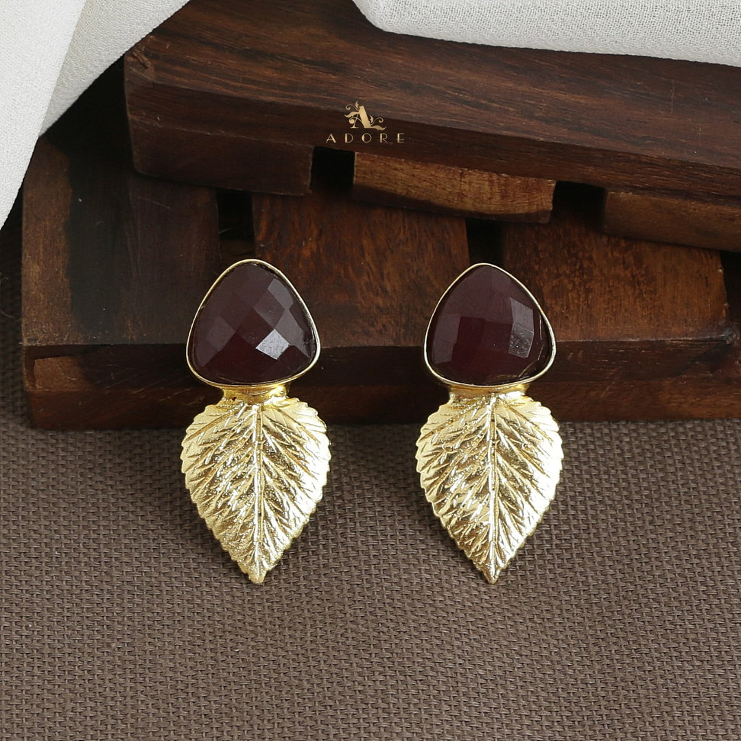 Chitral Leafy Glossy Earring