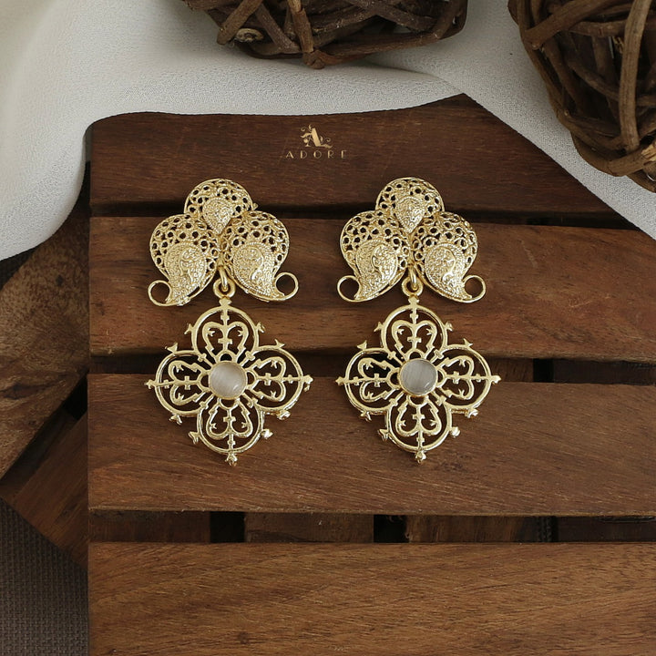 Tarosh Cross Hanging Earring