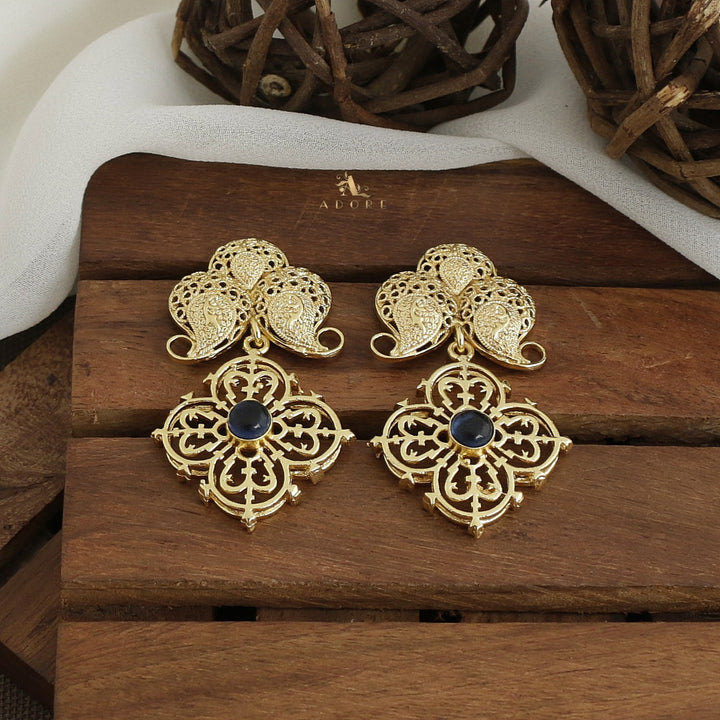 Tarosh Cross Hanging Earring