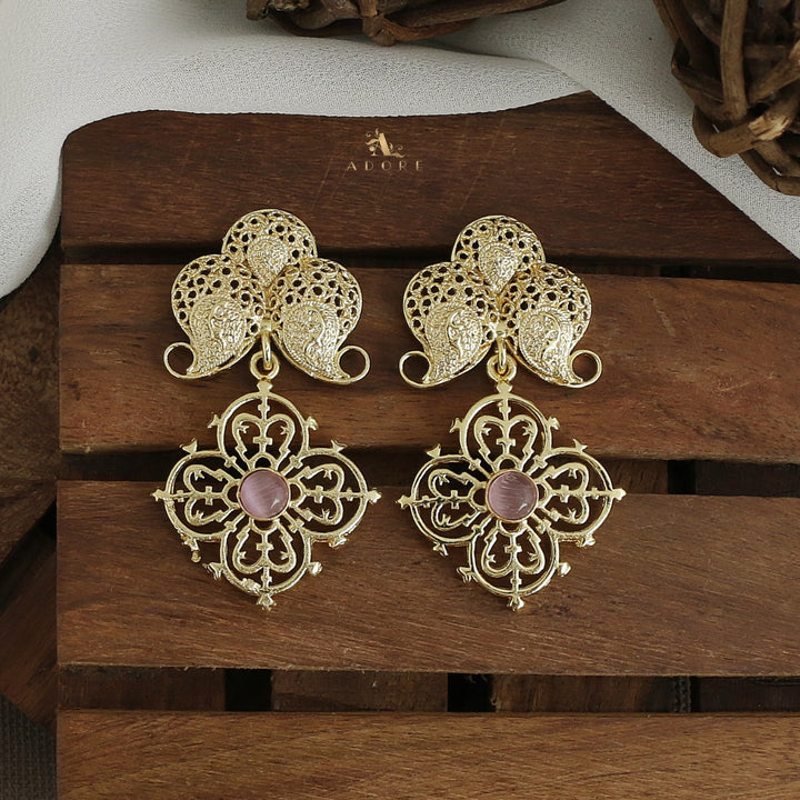 Tarosh Cross Hanging Earring