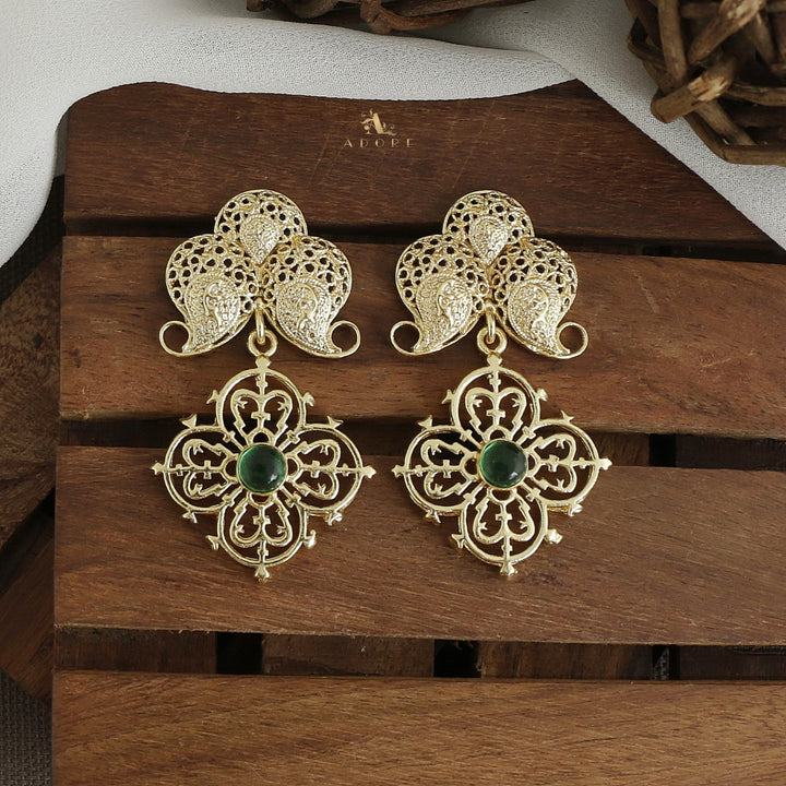 Tarosh Cross Hanging Earring