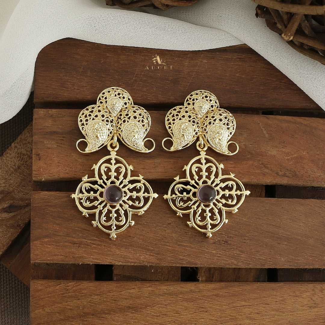 Tarosh Cross Hanging Earring