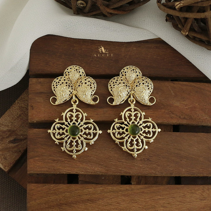 Tarosh Cross Hanging Earring